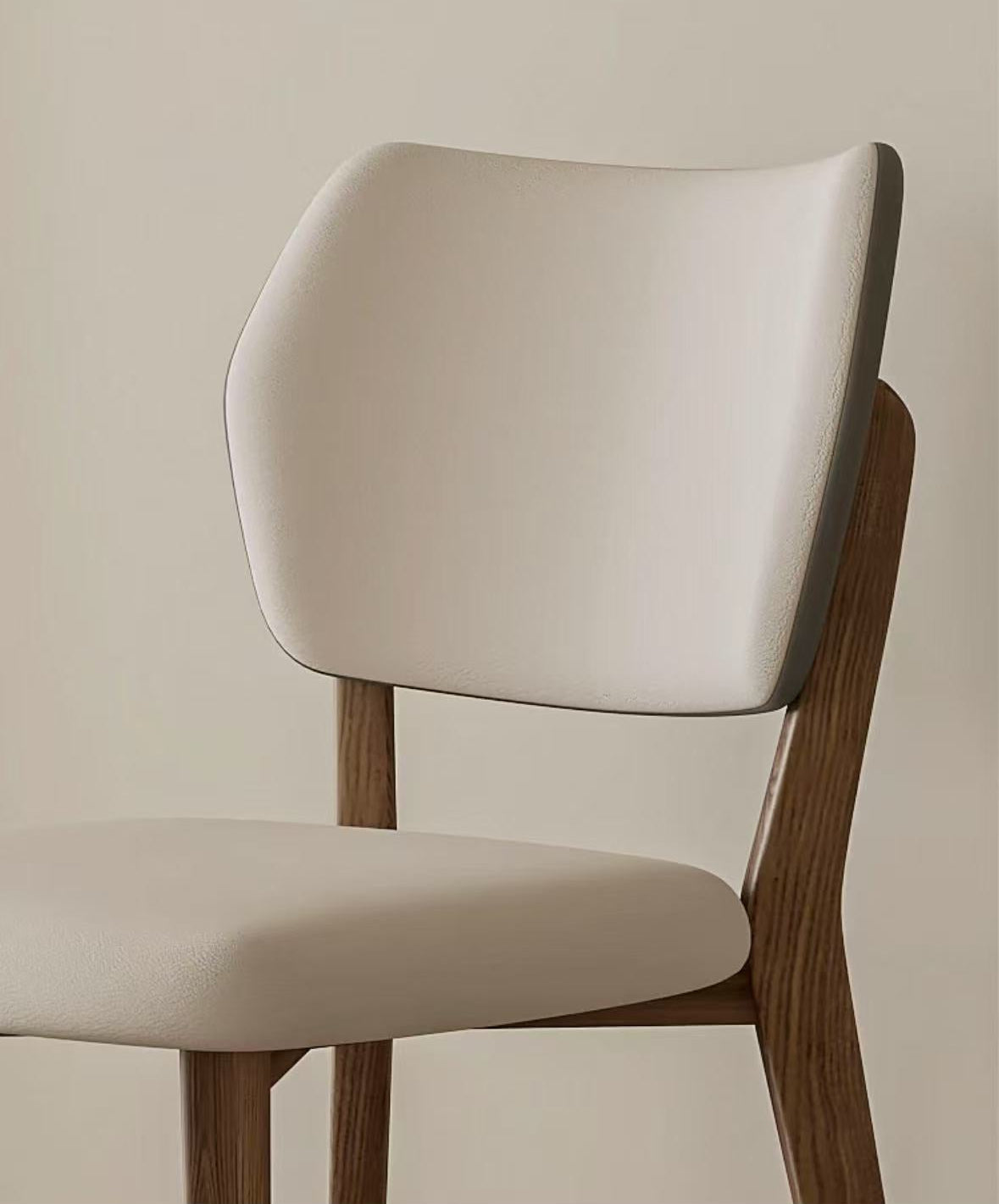 欣家居 北歐風 現代簡約 白蠟木實木餐椅