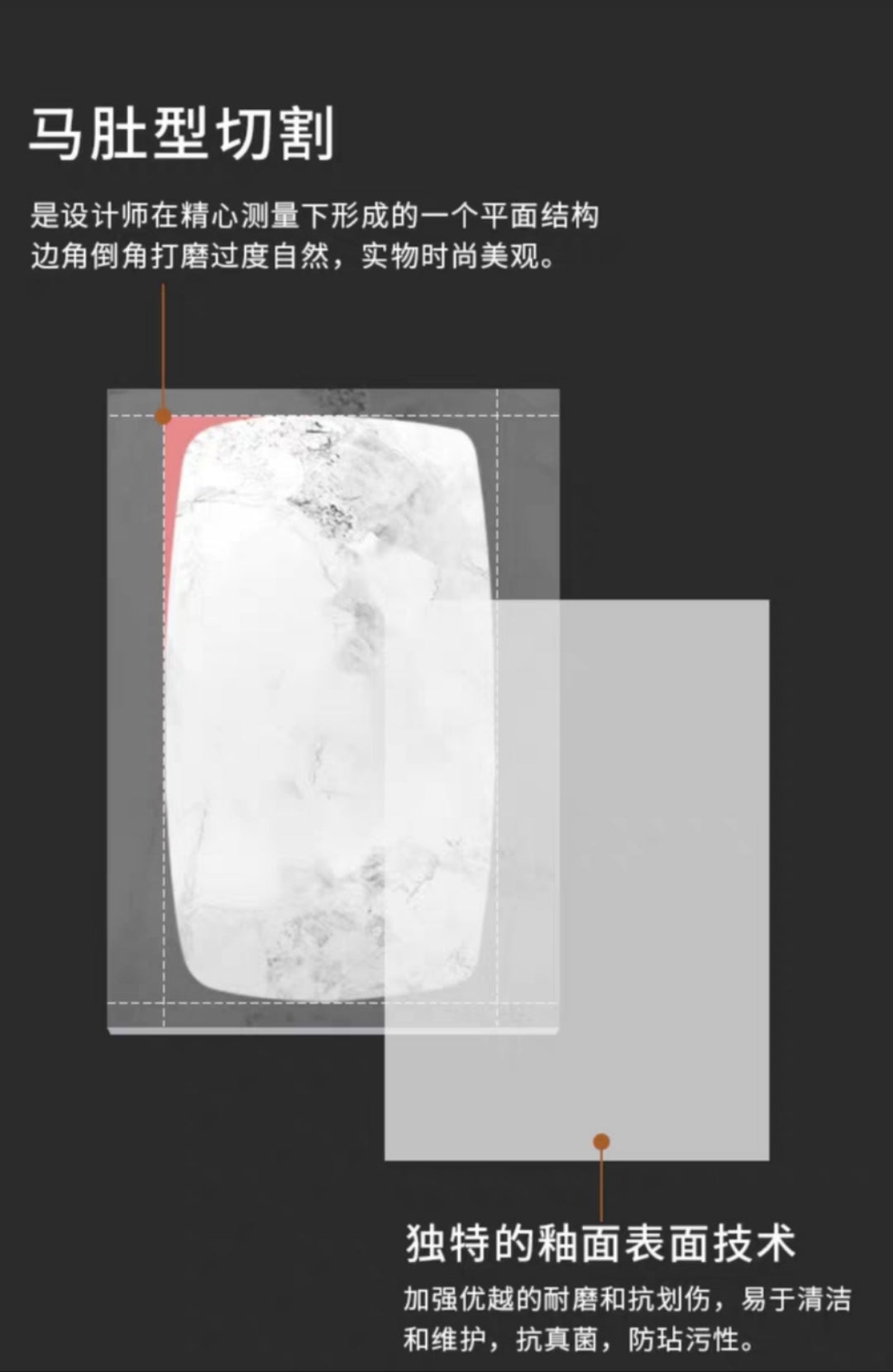 欣家居 義式簡約 亮光岩板餐桌 高端現代簡約小戶型餐桌