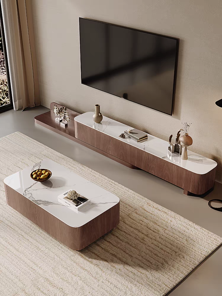 欣家居 北歐現代風 現代簡約 小戶型實木茶几