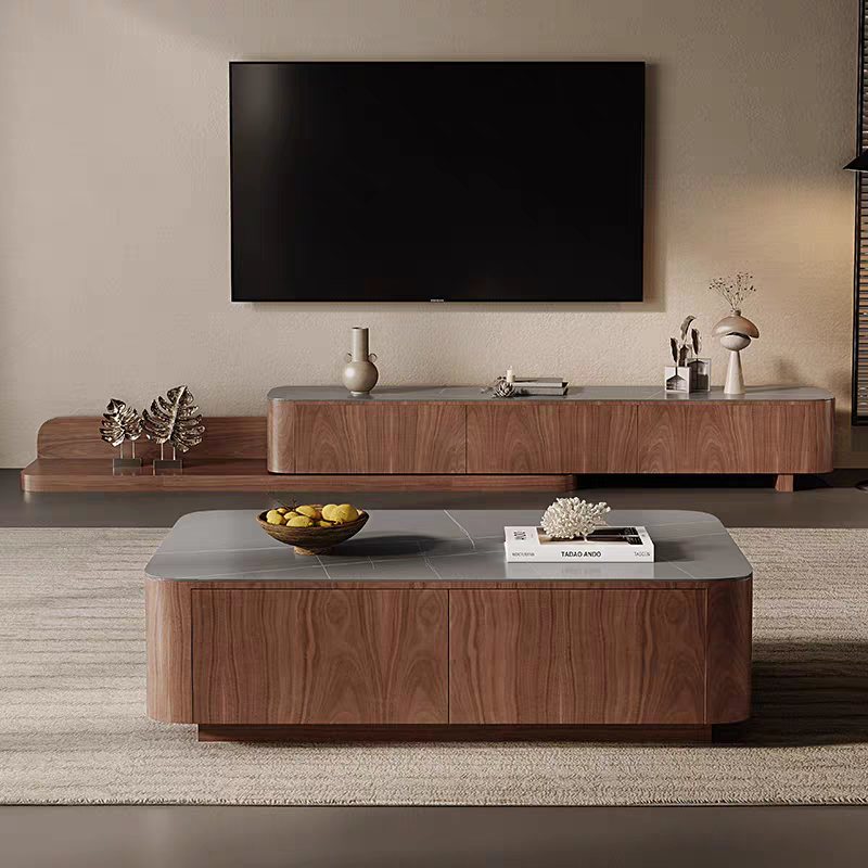 欣家居 北歐現代風 現代簡約 小戶型實木茶几