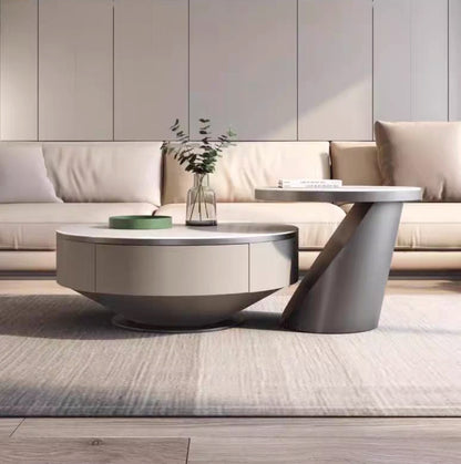 欣家居 儀式輕奢 現代簡約 小戶型客廳岩板茶几