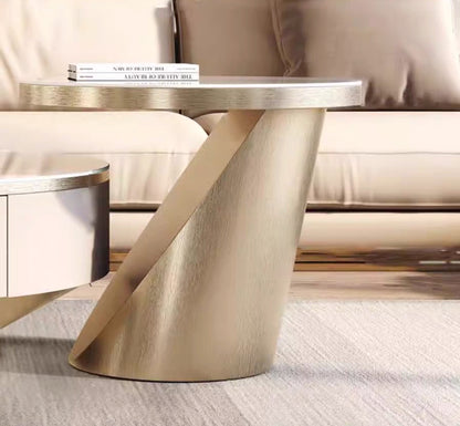 欣家居 儀式輕奢 現代簡約 小戶型客廳岩板茶几