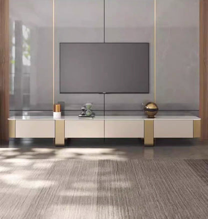 欣家居 義式現代 簡約高級 輕奢岩板 小戶型電視櫃