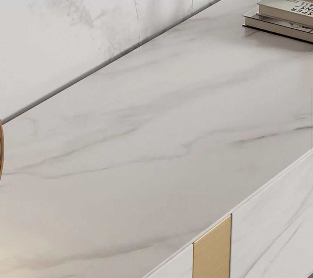 欣家居 義式現代 簡約高級 輕奢岩板 小戶型電視櫃