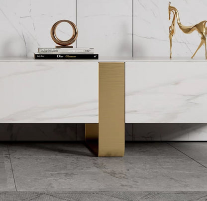 欣家居 義式現代 簡約高級 輕奢岩板 小戶型電視櫃