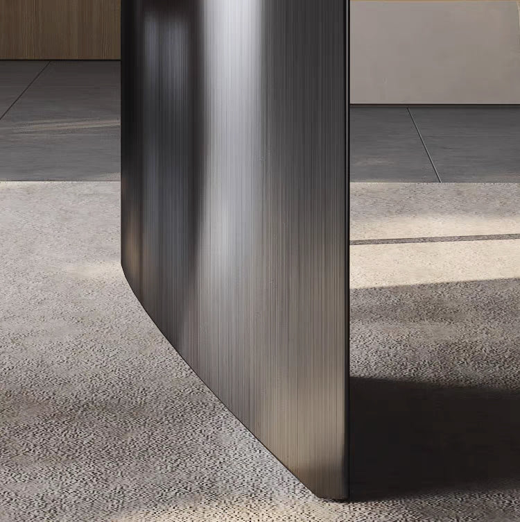 欣家居 義式輕奢 設計師新款 潘多拉岩板餐桌