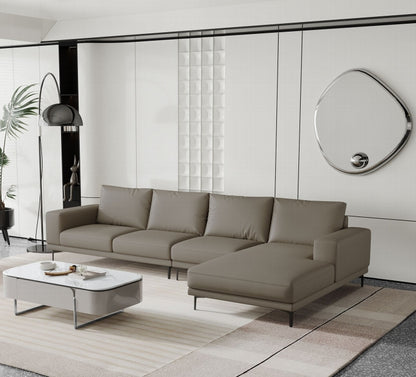 欣家居 義式現代風 簡約時尚 直排沙發 真皮沙發LPS0651