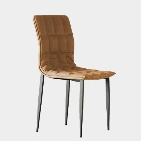 欣家居 義式極簡 簡約高級 現代皮質餐桌椅 家用軟包餐椅YX688