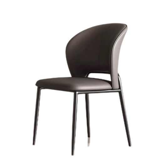 欣家居 義式極簡 輕奢高級 軟包餐桌椅 家用餐椅YX686