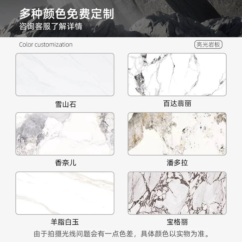 欣家居 北歐風極簡小戶型 客廳茶几/電視櫃  岩板/實木面 櫃子YLC02