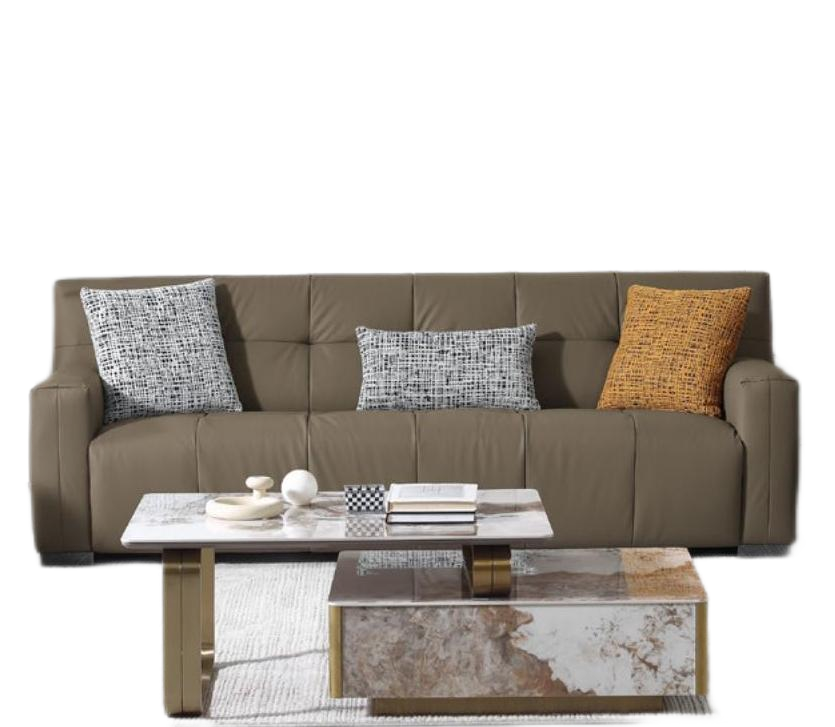 欣家居 現代義式沙發 貓抓皮  直排小戶型沙發 簡約客廳 YSH-346