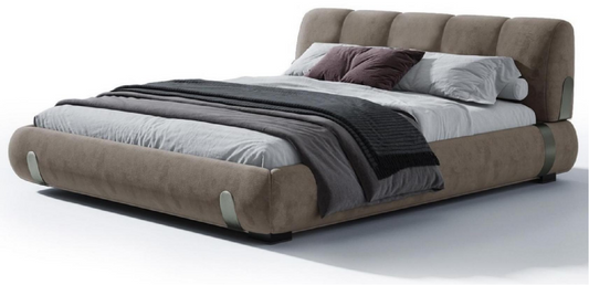 欣家居 實木 高回彈海綿 磨砂科技布 黑色實木腳 大床 LPBX226FC