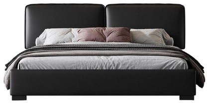 欣家居 實木 高回彈海綿 真皮 實木腳 大床 LPBX235FD