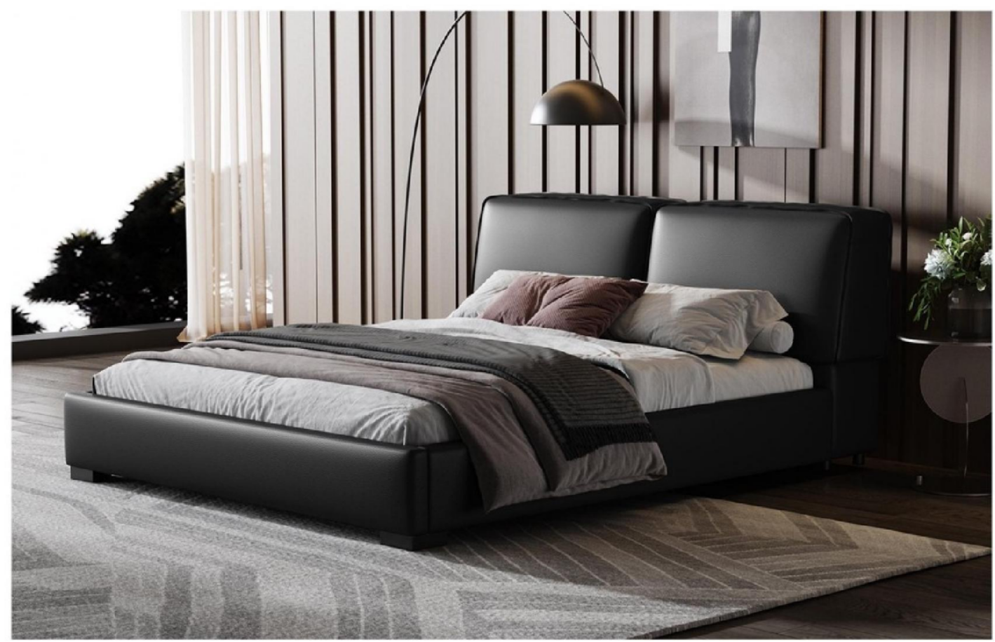 欣家居 實木 高回彈海綿 真皮 實木腳 大床 LPBX235FD