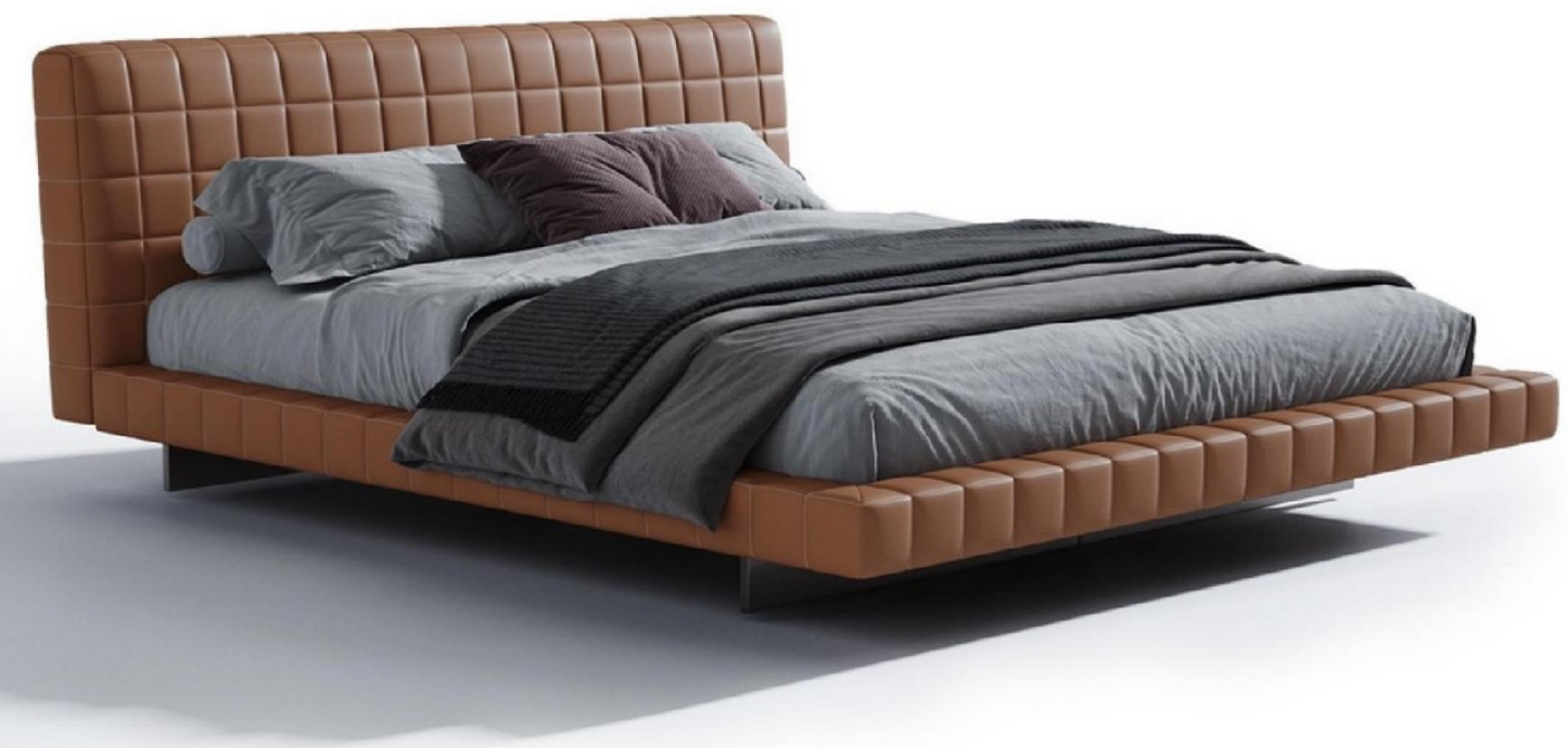 欣家居 實木框架 真皮 五金 不銹鋼腳 大床 LPBX237FD