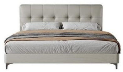 欣家居 實木 頭層牛皮 靜音排骨架 1.8米床 LPBX309