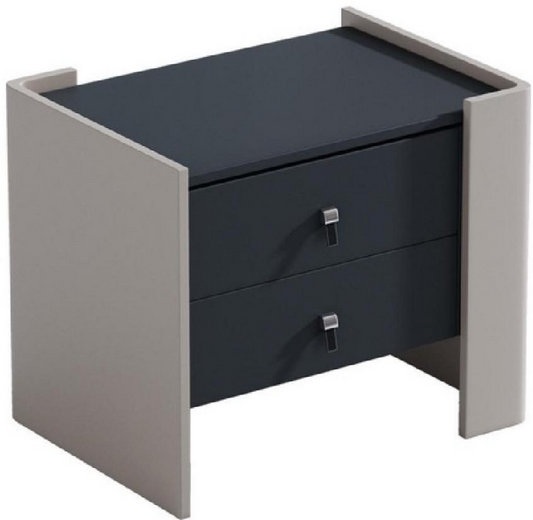 欣家居  環保E1板 橡木 pu皮（貝恩皮革）床頭櫃 LPGN119