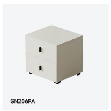 欣家居 E1級中纖板 淺灰烤漆 五金腳 松木抽鬥 LPGN206FA