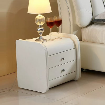 欣家居 中纖板 松木抽 仿皮 碳素鋼五金腳 床頭櫃 LPGN213