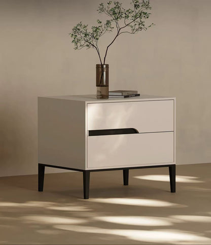 欣家居 中纖板 仿皮 實木抽床頭櫃 LPGN219