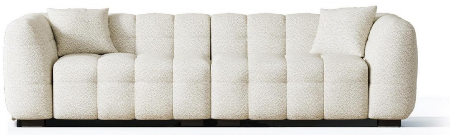 欣家居 實木 高回彈海綿 羊羔絨 四人位沙發 LPS0532FC