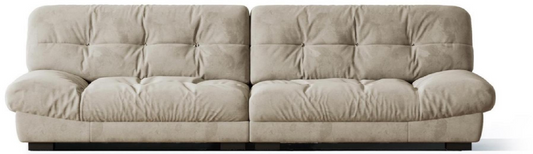 欣家居 實木 羽絨 磨砂科技布 四人位沙發 LPS0534FC