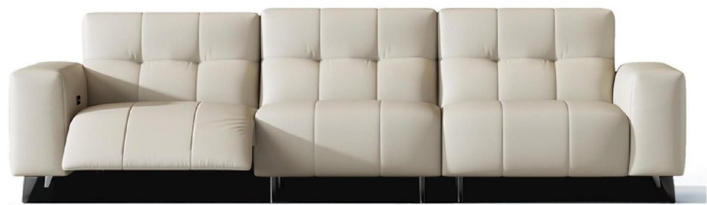 欣家居 實木 電動功能架 高回彈海綿 真皮沙發 LPS0537FB