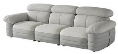 欣家居 實木 羽絨 雪尼爾布 超遷皮 四人位沙發 LPS0560