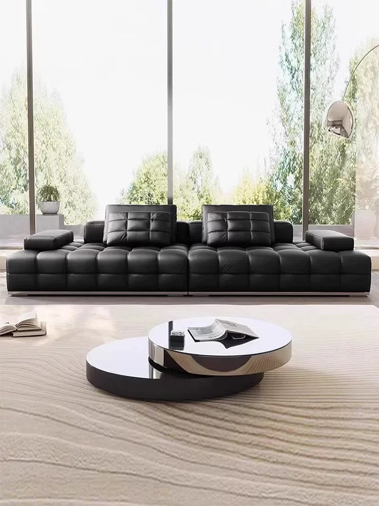 欣家居 意式間約 四人位沙發（兩大兩小抱枕）LPS0574B