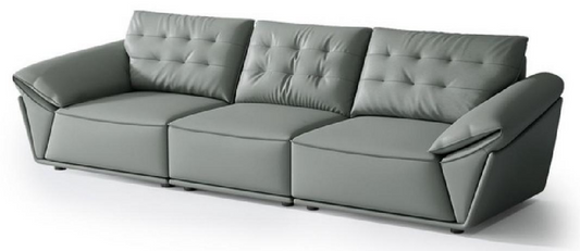 欣家居 實木 超纖皮 三人位沙發加腳踏 LPS0614