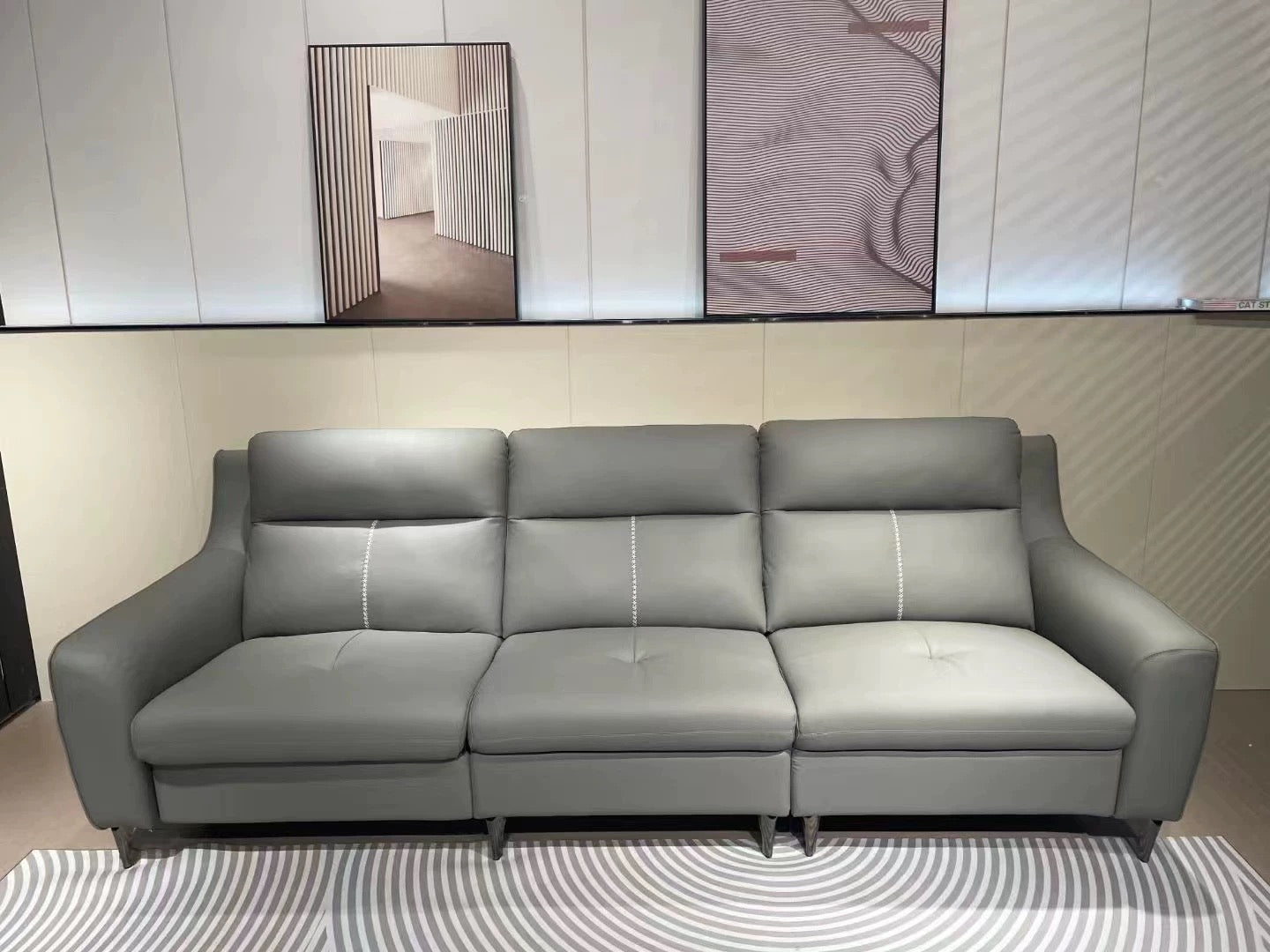 欣家居 進口落葉松 功能三人位沙發（左電機）LPS0635