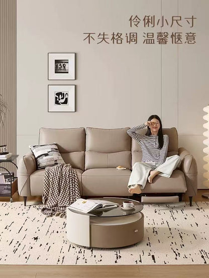 欣家居 實木 真皮 201不銹鋼 功能沙發 LPS0734