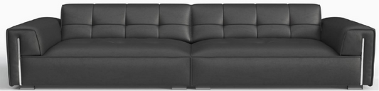 欣家居 實木 高回彈海綿 生態真皮沙發 LPS0739