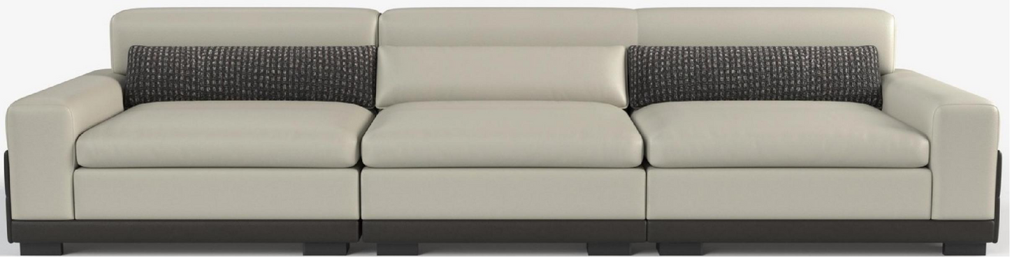 欣家居 實木框架 高密度海綿 不銹鋼五金 沙發 LPS0740