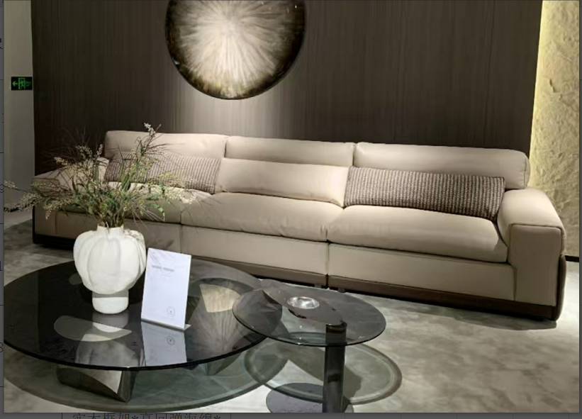 欣家居 實木框架 高密度海綿 不銹鋼五金 沙發 LPS0740