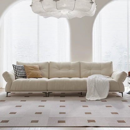 欣家居 頭層黃牛皮 落葉松實木沙發 LPS0775