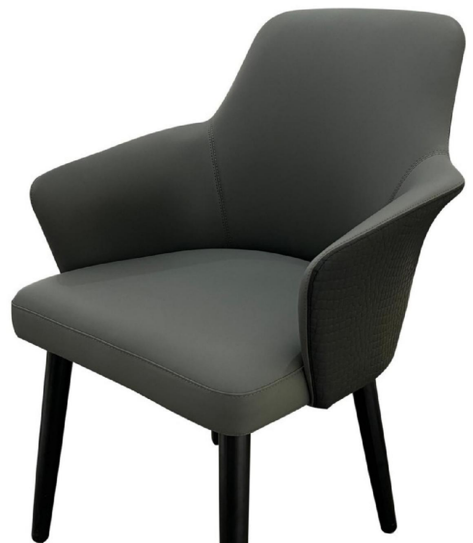 欣家居 仿真皮 高回彈海綿 碳素鋼腳 餐椅 LPYX874