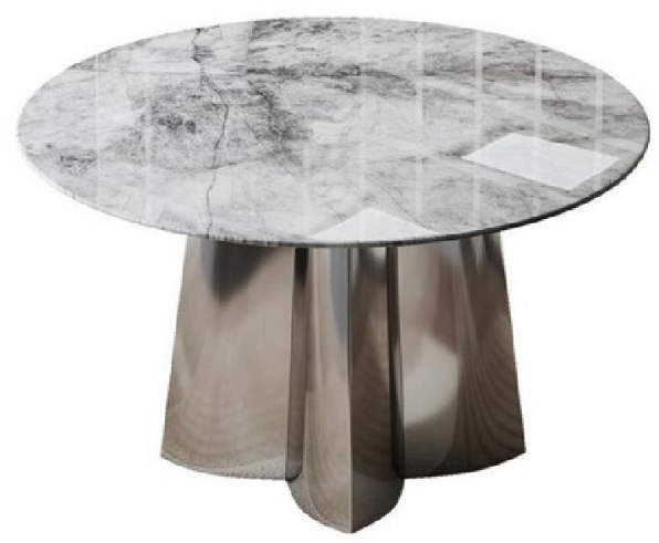 欣家居 小蘭寶超晶石 中纖板 201鏡面不銹鋼 餐桌 LPZD228FC