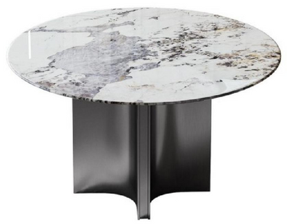 欣家居 潘多拉超晶石 中纖板 201鏡面不銹鋼 餐桌 LPZD231FD