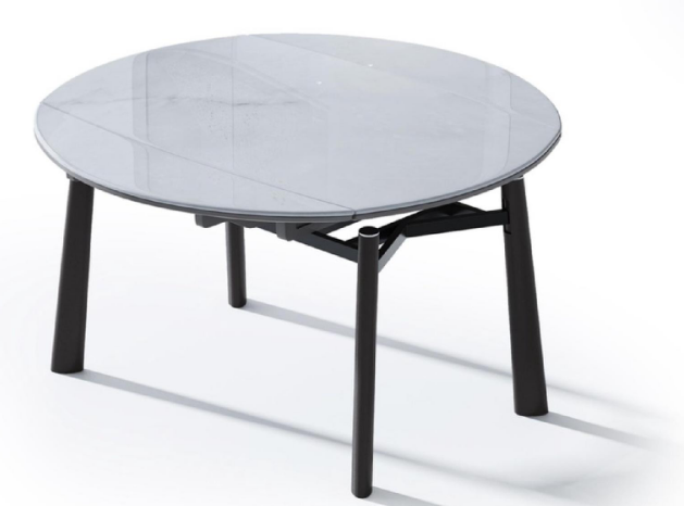 欣家居 巖板 橡木 碳素鋼架 功能餐桌 LPZD249