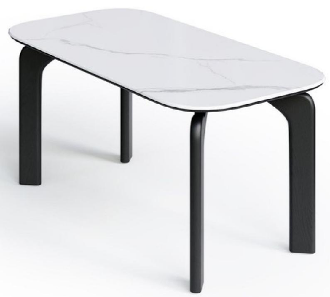 欣家居 微晶石 白蠟木 餐桌 LPZD258