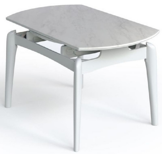 欣家居 微晶石 白臘木 餐桌 LPZD261