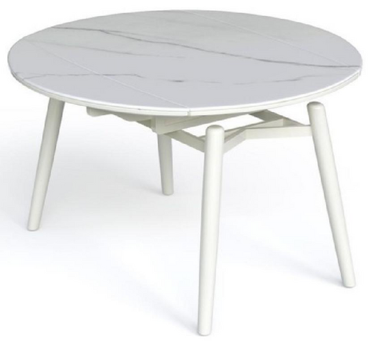 欣家居 橡木底架 碳素鋼功能架 彩晶石 功能餐桌 LPZD264