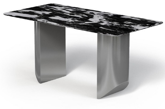 欣家居 不銹鋼 超晶石 餐桌 LPZD272D