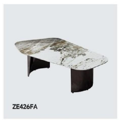 欣家居 潘多拉巖板 中纖板底板 碳素鋼底座 茶幾 LPZE426FA