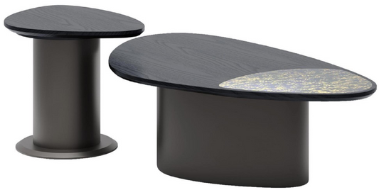 欣家居 E1環保纖維板 金屬漆實色腳 組合茶幾 LPZE513