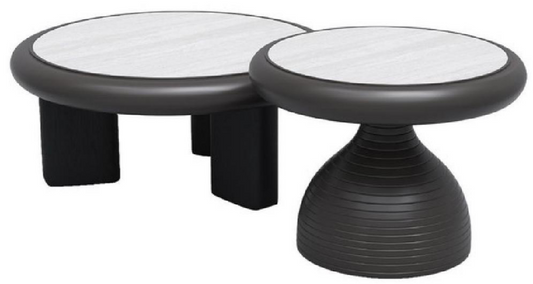 欣家居 E1環保纖維板 大理石 組合茶幾 LPZE543